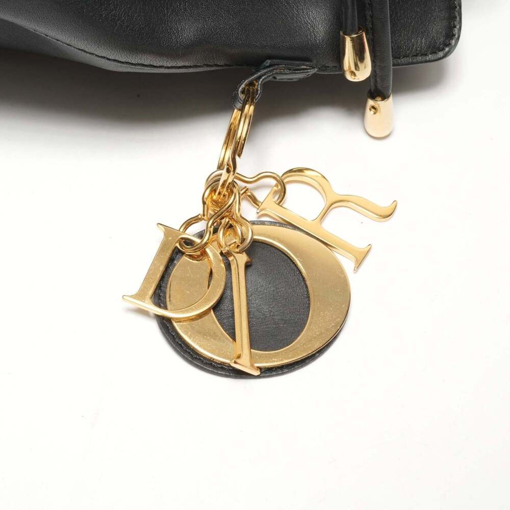 CHRISTIAN DIOR Black Leather Shoulder Bag - Picture 15 of 16